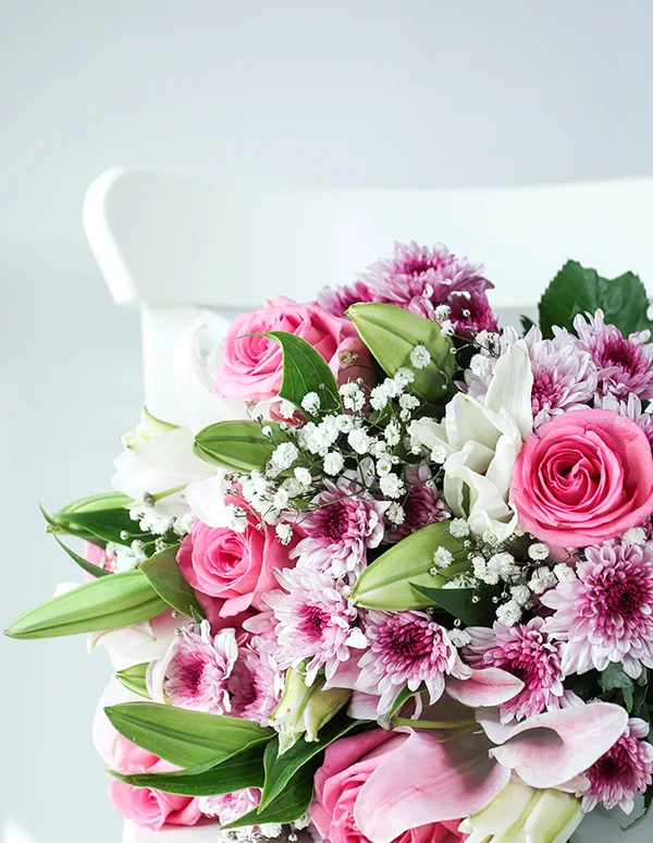 Beaming Blush – Hand Tied